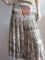 Strokenrok zachtgroen 