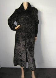 Zwart/grijze winterjas