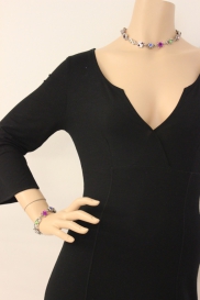 Zilveren ketting + armband