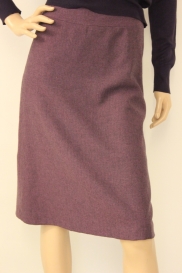 Paarse wollen rok