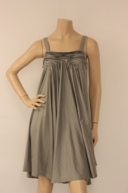 Grijze zomerjurk
