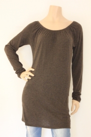 Bruin lang t-shirt/tuniekje