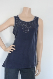Blauw/grijze top