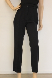 Zwarte wollen broek