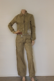 Camel set van jasje en broek