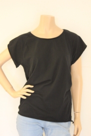 Zwart positie t-shirt