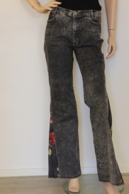 Zwarte flair jeans
