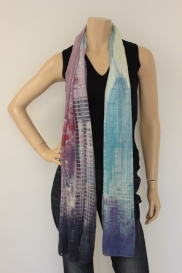 Paars/blauwe sjaal