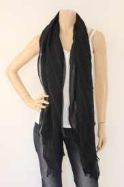Zwart/grijze sjaal