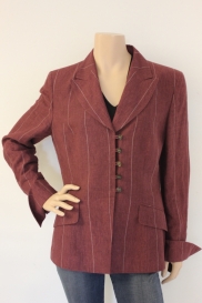 Bordeaux linnen jasje