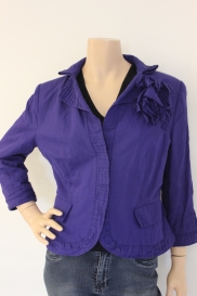 Paarsblauw jasje 