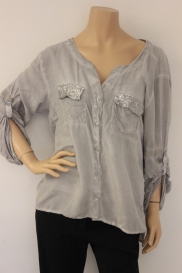 Grijze blouse