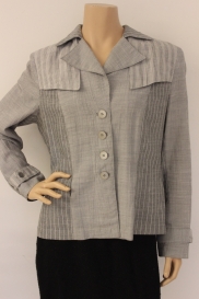 Grijs/wit jasje