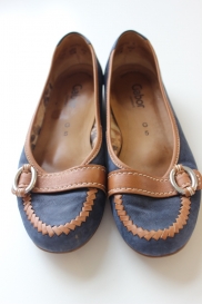 Blauw/bruine instappers