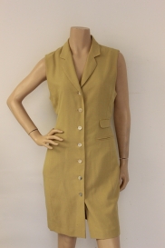 Oker jurk