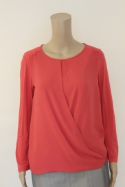 Donkerroze top
