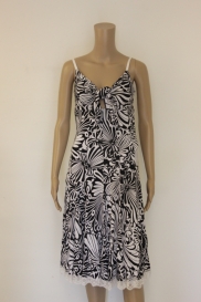 Zwart/witte jurk