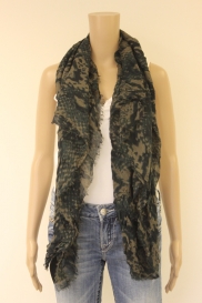 Zwart/bruine sjaal
