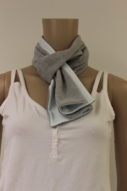 Grijs/mintgroen sjaaltje