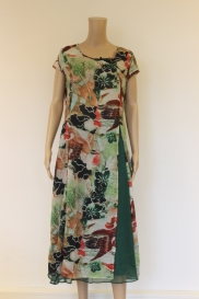 Groene bloemige jurk/rok