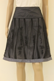 Grijs/zwart rokje