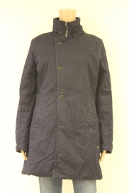 Donkerblauwe winterjas