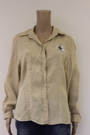 Beige linnen blouse