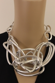 Zilverkleurige ketting