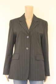 Zwart krijtstreep jasje