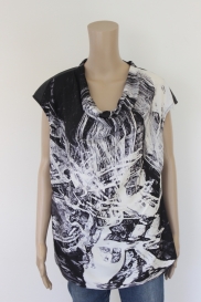 Zwart/witte top