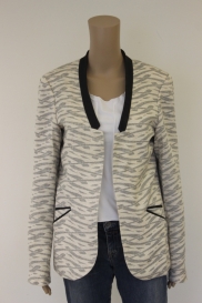 Beige/zwart jasje