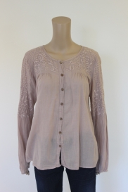 Oudroze blouse