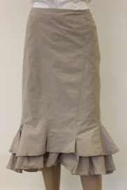 Beige rok