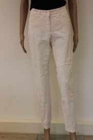 Roze/witte broek