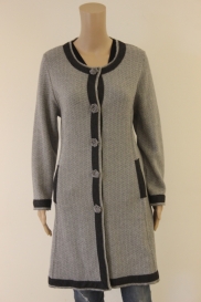 Grijs lang vestjasje